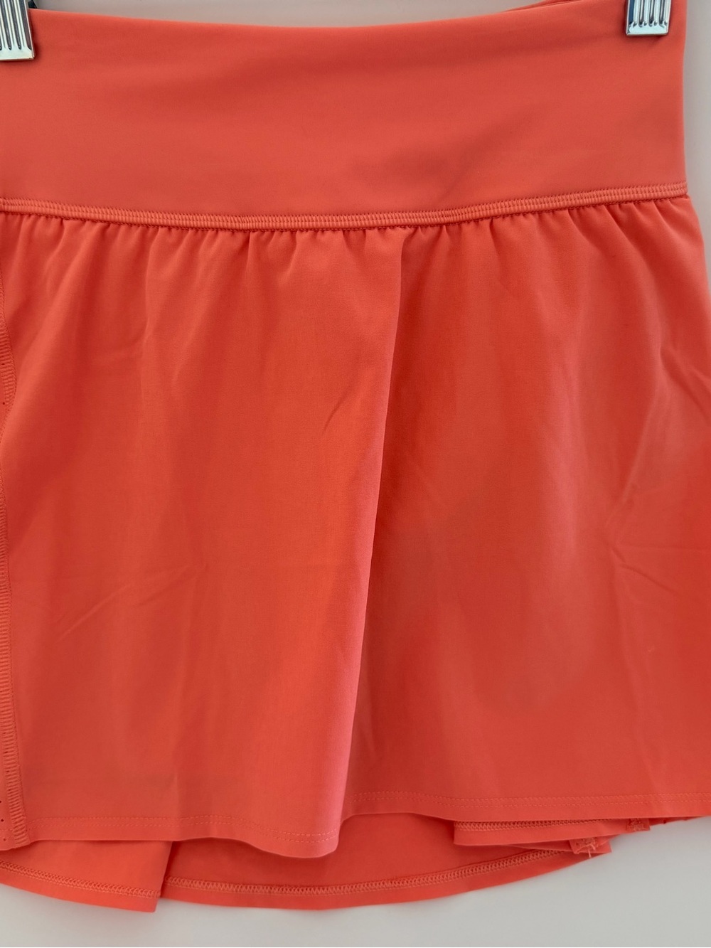 SPANX Coral Orange Active Tennis Skort Built In‎ Shorts XS”
